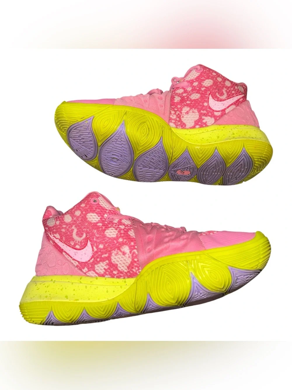 Nike Kyrie 5 Patrick Star SpongeBob Pink Basketball Shoes CJ6950‑600 Womens 5.5
